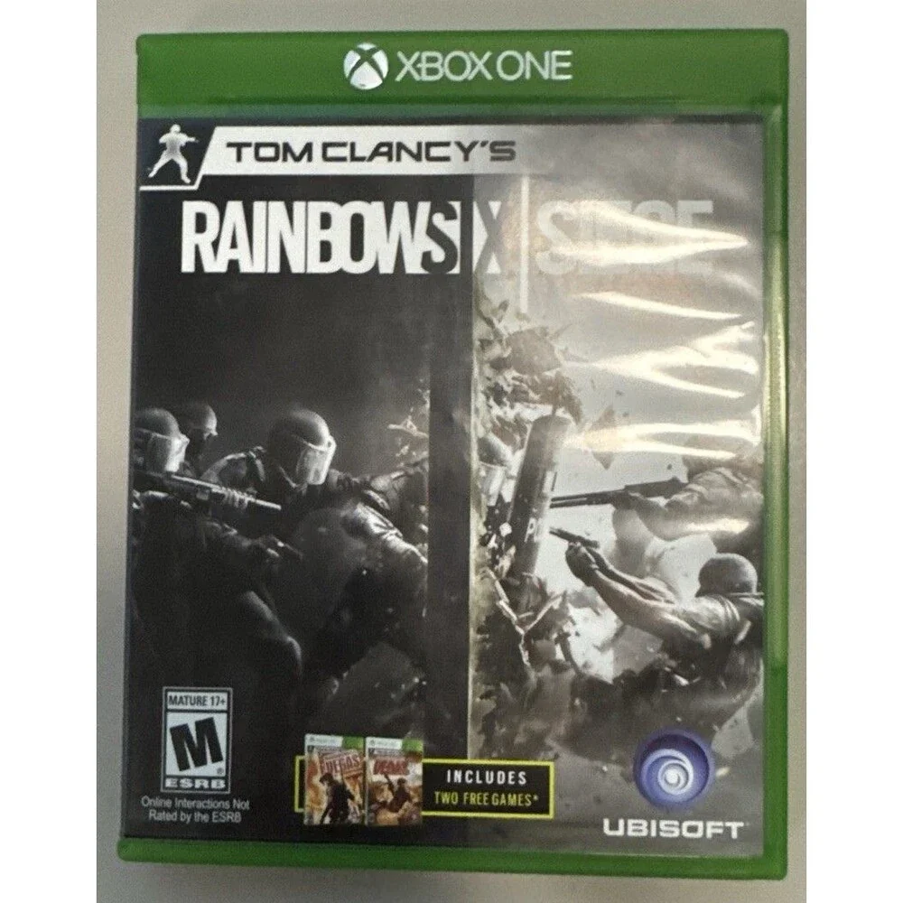 Rainbow Six Siege Xbox One Tom Clancy Ubisoft w/ Case Untested